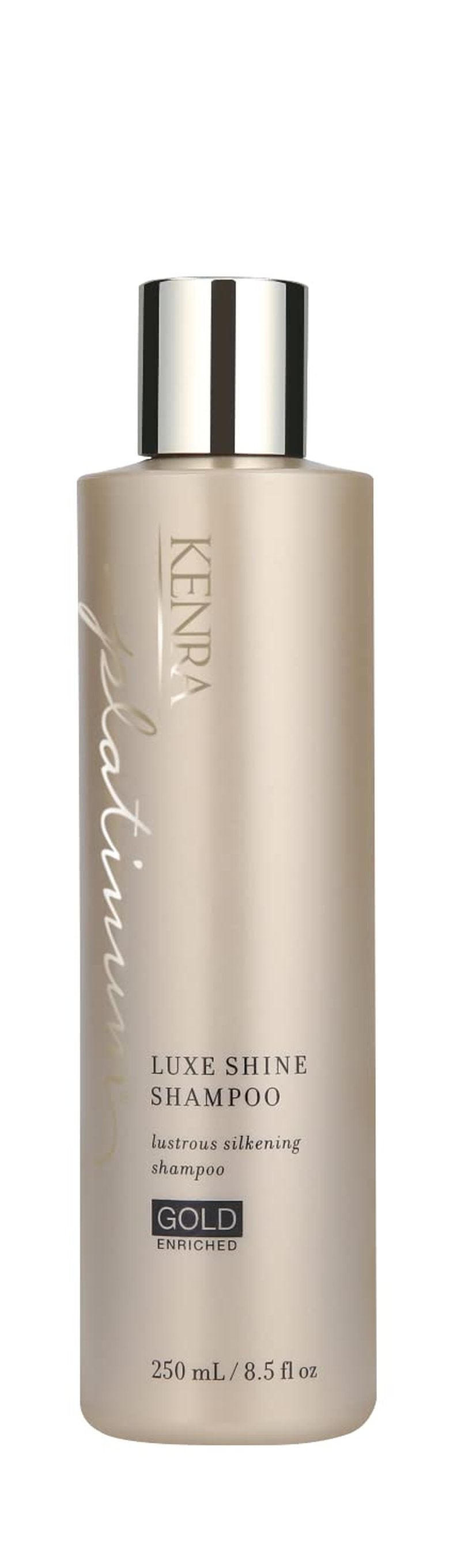 Kenra Professional Platinum Luxe Shine Shampoo | Gold Enriched | Lustrous Silkening Shampoo | Transforms Dull And Lifeless Strands To Glamorous And Full-Bodied Hair | All Hair Types | 8.5 fl. Oz
