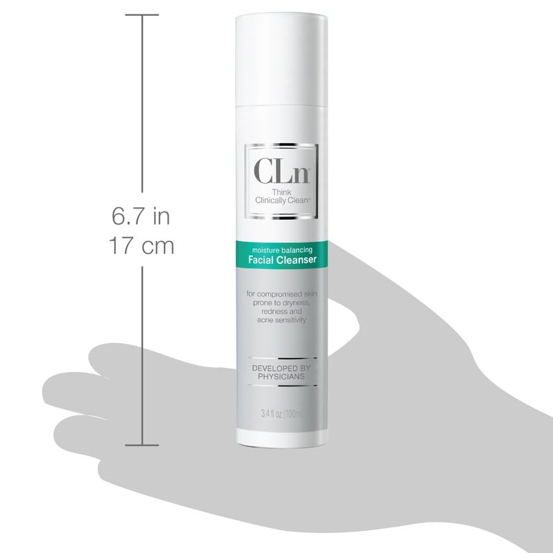 CLn® Facial Cleanser - Hydrating Glycerin Formula for Dry, Eczema-Prone Skin | 3.4 fl. oz.