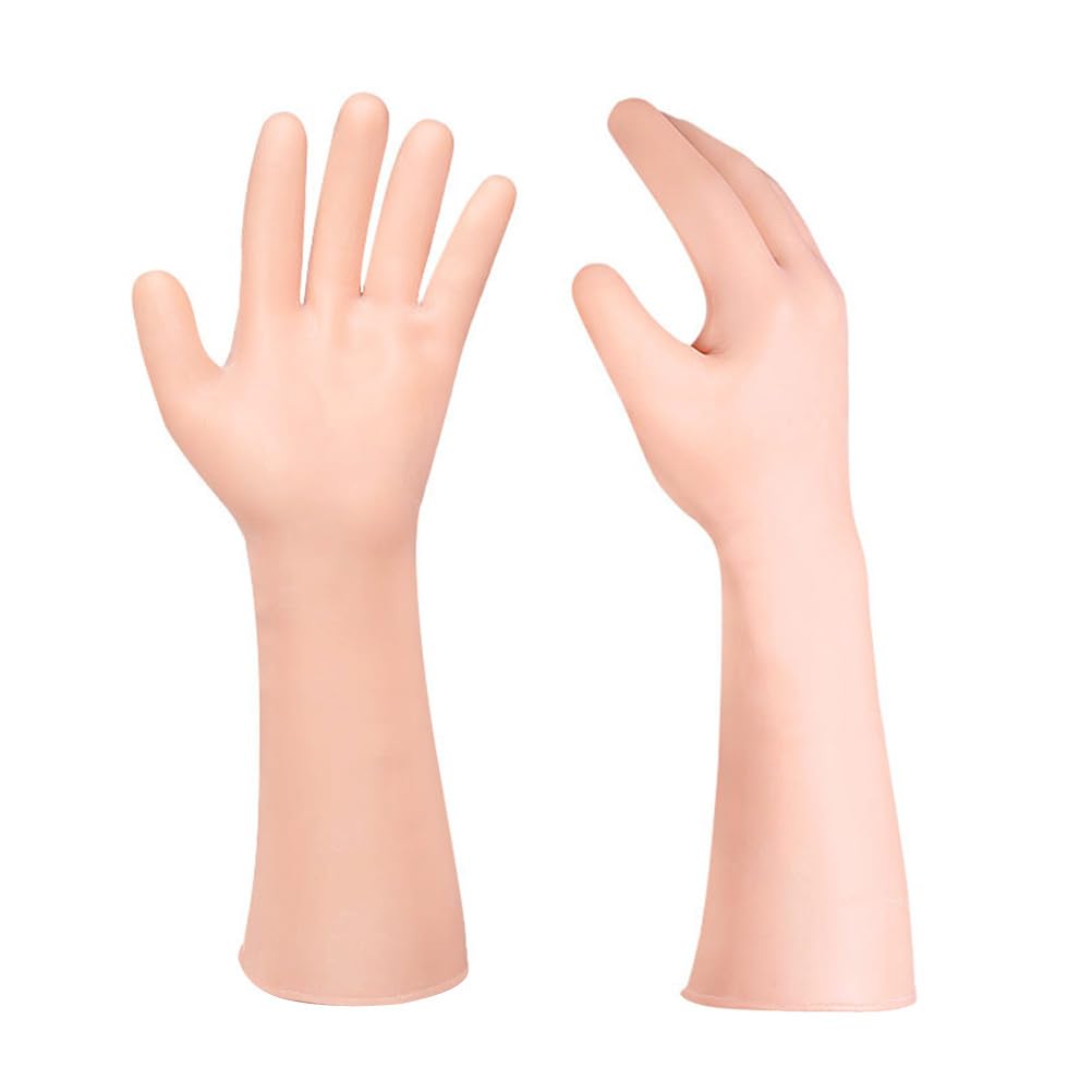 Minkissy Moisturizing Gel Gloves for Dry Hands & Eczema, Reusable Elastic Long Moisturizing Night Sleeping Gloves for Women, Overnight Hand Spa Therapy to Lock in Lotion Cream