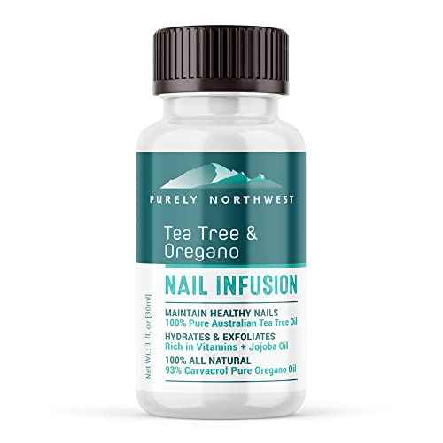 Toenail Fungus Extra Strength Solution-Thick Discolored Nail Repair, Ingrown Nails, Dry Cracked Nails & Cuticles-All Natural with Tea Tree & Oregano Oil: by Purely Northwest USA 1oz