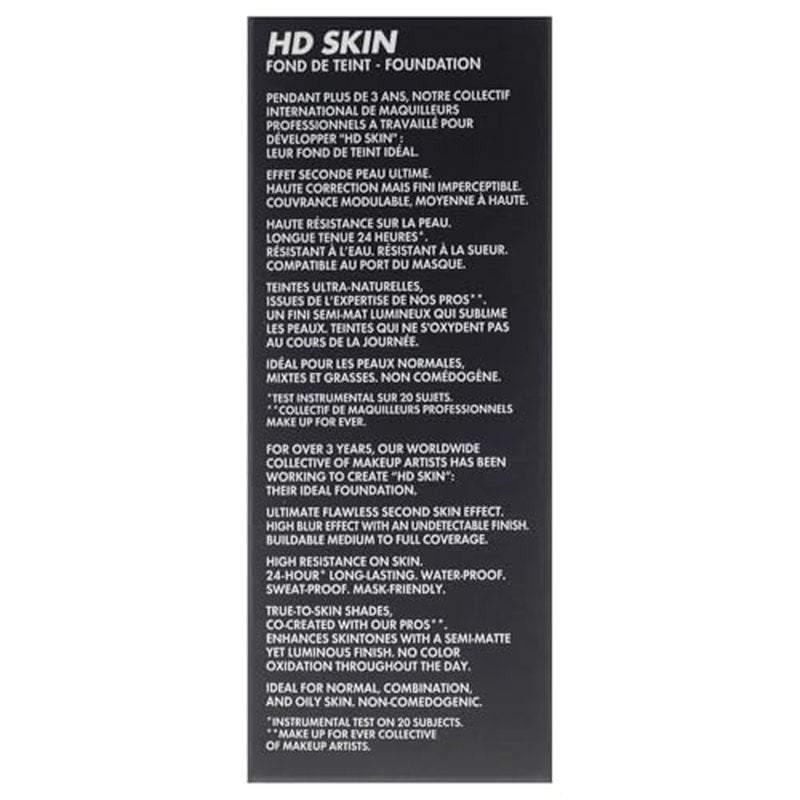 Make Up For Ever HD Skin Undetectable Longwear Foundation - 1N10 by Make Up For Ever for Women - 1 oz Foundation