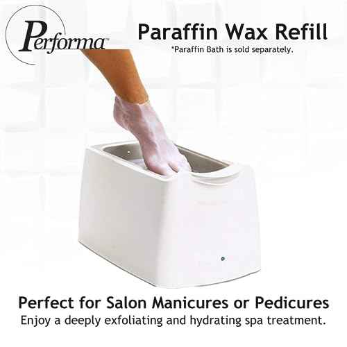 Performa Paraffin Wax Refill, 1 Pound Lavender Scented Beads, Case of 6, Paraffin Bath Wax, Medical Grade Paraffin Wax for Paraffin Bath, Wax Refill for Wax Bath, Good for Hands & Feet