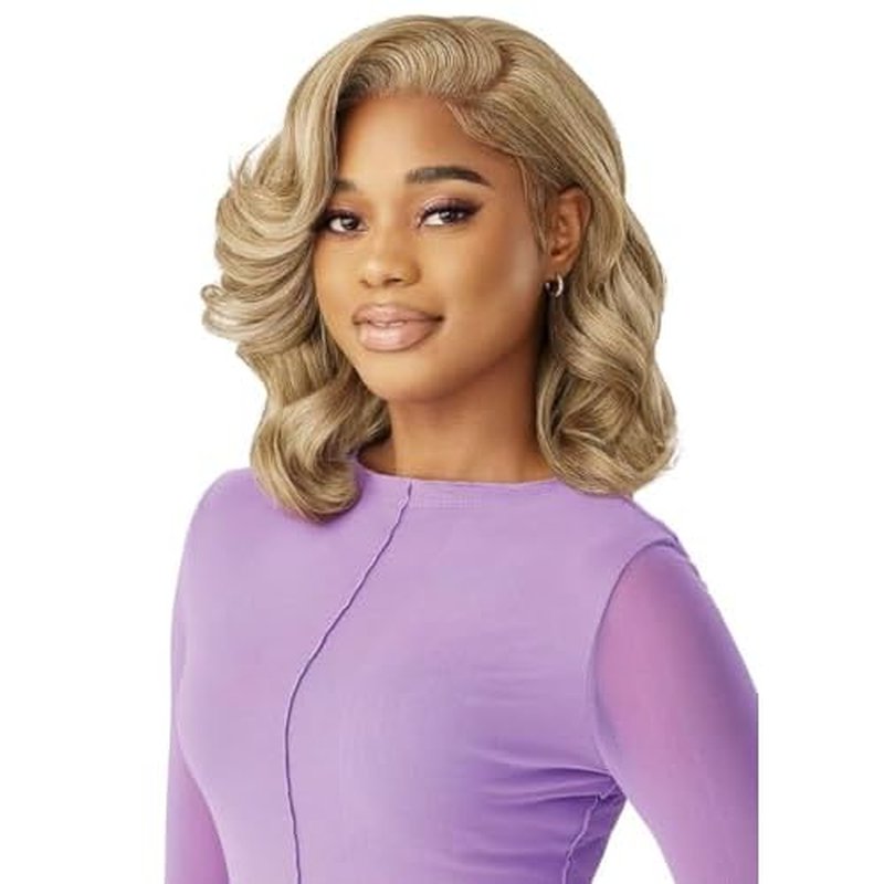 Outre Lace Front Wig - Perfect Hair Line 13X4 - Swoop Series - Swoop 11 (SANDY BLONDE)
