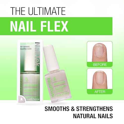 Nail Tek Ridge Filler Formula 1 ? Clear Ridge Filler for Nails Base Coat, Nail Strengthener Polish for Strong, Healthy Natural Nails Growth, 0.5 fl oz