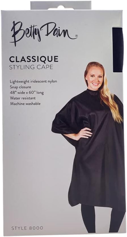 Classique Cutting & Styling Cape - Lightweight, Water-Resistant Nylon | Machine Washable