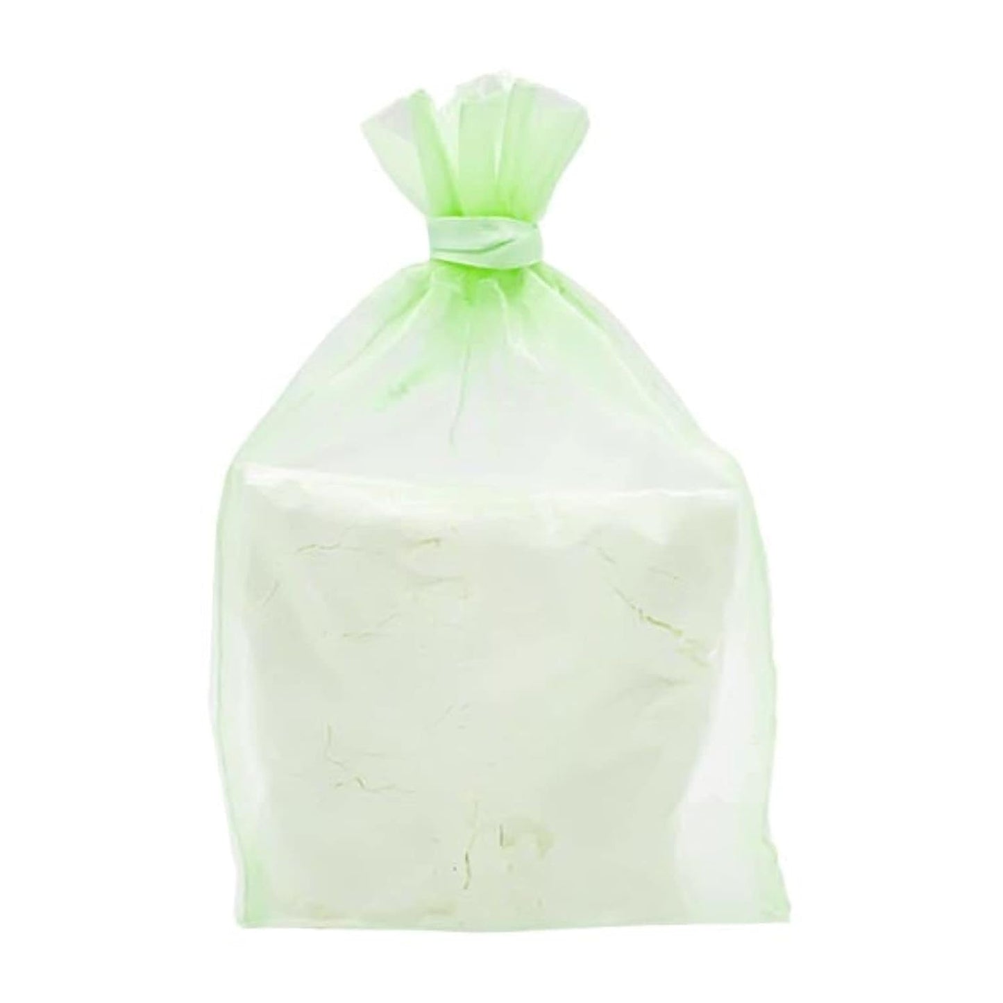 Celadon Dusting Silk Pouch - Elegant Lady Primrose Design for Makeup & Accessories