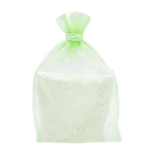 Celadon Dusting Silk Pouch - Elegant Lady Primrose Design for Makeup & Accessories