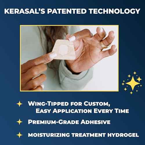 Kerasal Nighttime Renewal Fungal Nail Patches - 14 Patch - Overnight Repair for Nail Fungus Damage, 8-Hour Treatment Restores Healthy Appearance (Packaging May Vary)