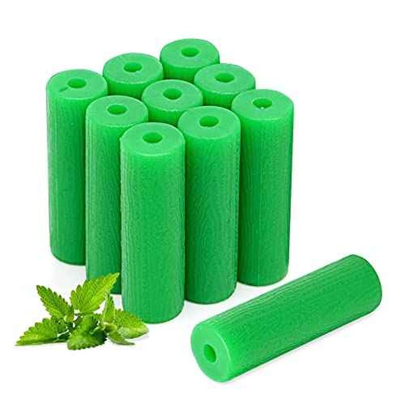 BVN Aligner Chewies, 10 Pieces Orthodontic Chewies, Retainer Chewies, Dental Chewies for Aligners, Orthodontic Dental Chewies Munchies, Green