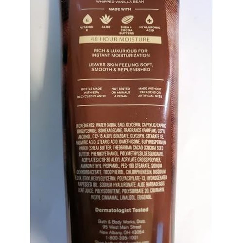 Bath & Body Works Whipped Honey & Vanilla Ultimate Hydration Body Cream 8 Ounces Pack of 2