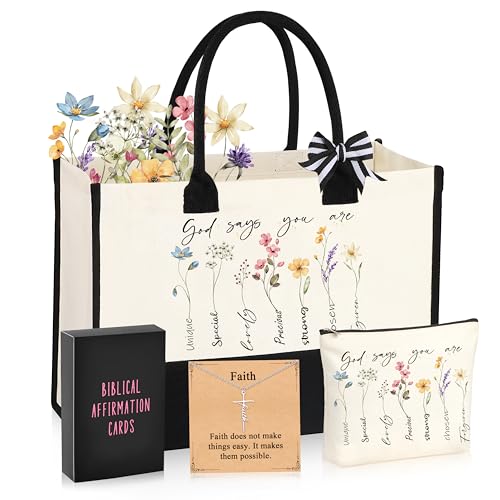 Christian Gifts for Women Faith Based Birthday Gift for Womens Religious Gifts for Womens Tote Bag