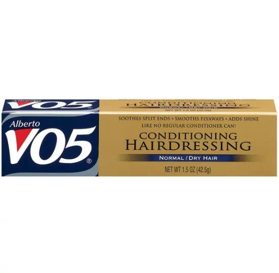 Alberto VO5 Conditioning Hairdressing - Hair Conditioner for Normal to Dry Hair | Smooths Frizz & Enhances Color - 1.5 oz, Pack of 4