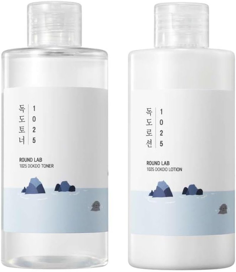Dokdo Toner & Lotion Set - Gentle Exfoliating Hydration for Sensitive Skin | 6.76 fl. oz