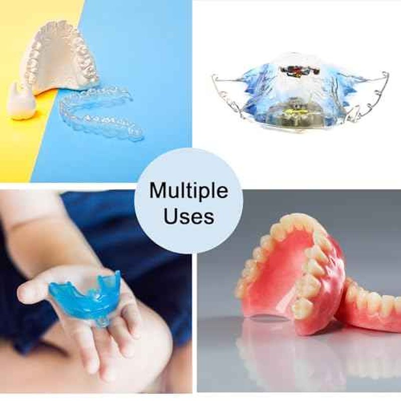 10 Pack Retainer Case,Dental Retainer Box with Vent Holes,Multicolor Storage Container for Aligner Mouth Guard Denture Box (Black)
