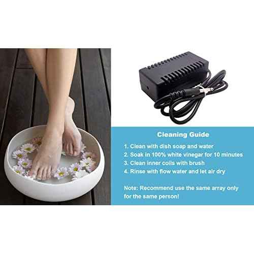 4 Rectangle Arrays for Detox Footbath - Replacement Foot Detox Array for Ionic Foot SPA Cleanse Machine (4 Count)