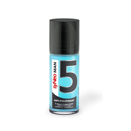 syNeo 5 Antiperspirant MAN Roll-On for men, Anti Sweat Deodorant for men against heavy sweating, Anti-Transpirant Antiperspirant Men Deodorant Roll-On, 1 pack 1.69 fl.oz.