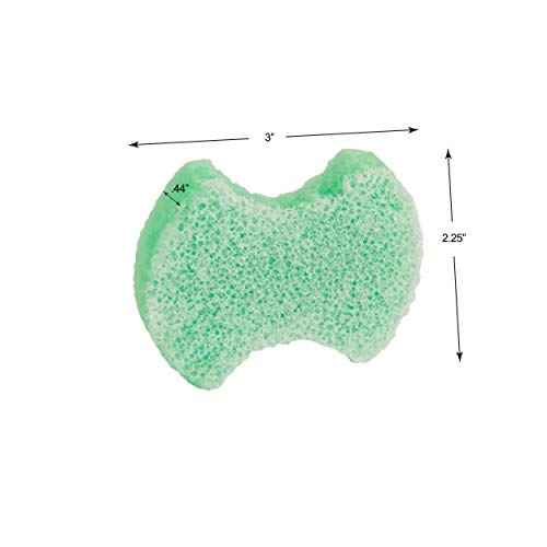 Spongables Pedi Scrub Foot Exfoliating 5+ Wash Sponge, Citron Eucalyptus, 6 Count