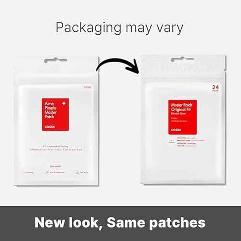 COSRX Acne Pimple Patch Absorbing Hydrocolloid Original 3 Size Patches for Blemishes and Zits Cover, Spot Stickers for Face and Body, Stocking Stuffers, Holiday Gifts, Gifts For Women