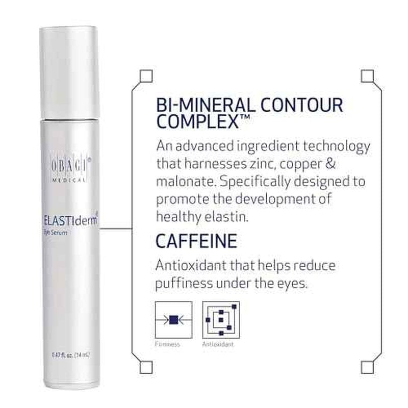 Obagi ELASTIderm Eye Serum ? De-Puffing Serum with Caffeine and Bi-Mineral Contour Complex that Refreshes the Appearance of Skin Around the Eyes