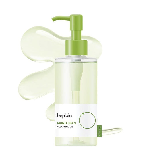 Beplain Mung Bean Cleansing Oil - Gentle Makeup Remover for Sensitive Skin | Deep Pore Cleansing & Blackhead Care | 6.76 fl. oz.