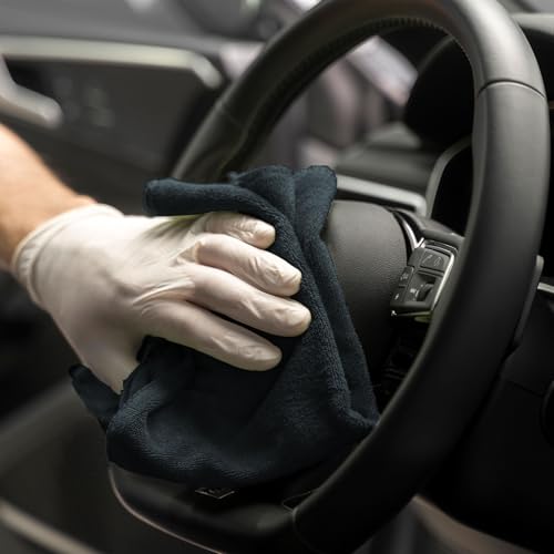 GOLD TEXTILES 100% Cotton Washcloth - 12 Pack | 13x13 inches | Grey - Ultra Soft, Highly Absorbent, Long Lasting and Quick Drying - Hotel & Spa Collection Cool Feel Fingertip Towels (12, Grey)