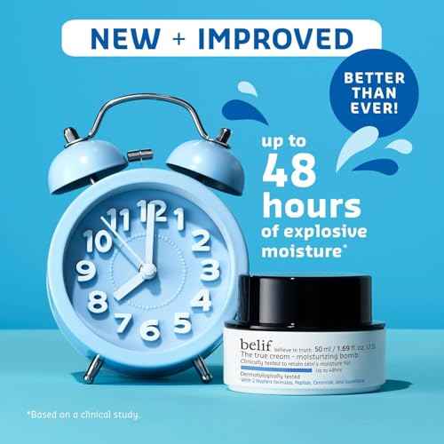 belif Hydrate & Go Kit ? 4-Step Korean Skincare Set with Toner, Moisturizing Bomb Cream, Jelly Cleanser, Eye Bomb, SPF 45 Sunscreen, TSA-Friendly, Deep Hydration & Barrier Care for Glowy, Bouncy Skin