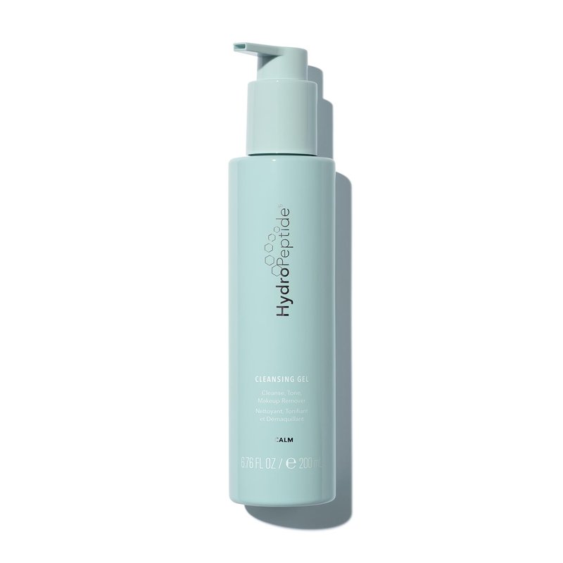 HydroPeptide Cleansing Gel - Toning Face Wash for Makeup Removal & Oil Control | 6.76 Ounce
