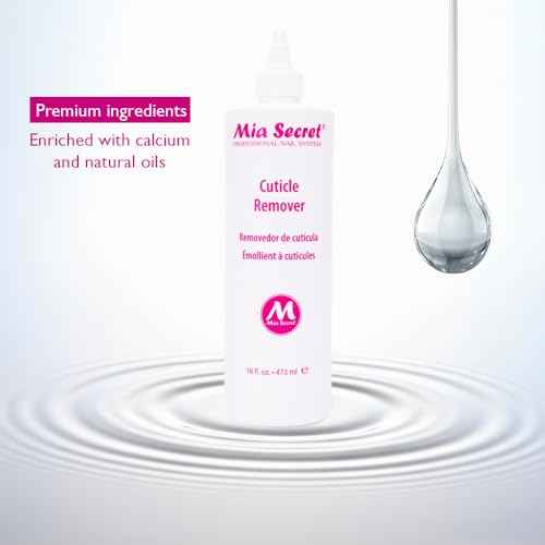 Mia Secret Cuticle Softener & Remover - Quick Easy Safe - Removes Cuticles Safely and Softens the Edge - Excellent for Manicures and Pedicures (6 Fl Oz (Pack of 1))