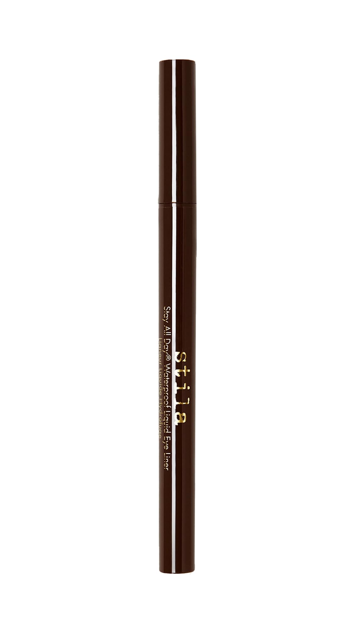 Stila Stay All Day Waterproof Liquid Eye Liner, Dark Brown, 1 Count (Pack of 1)