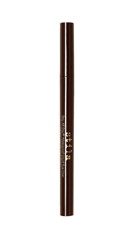 Stila Stay All Day Waterproof Liquid Eye Liner, Dark Brown, 1 Count (Pack of 1)
