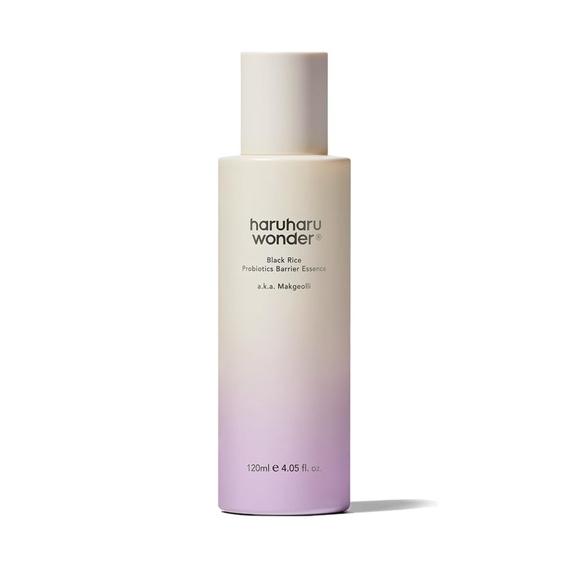 haruharu Wonder Black Rice Probiotics Barrier Essence, 4.05 fl.oz, Skin Flooding & Layering, Strengthens Skin Barrier, Moisturizes, Glowy Radiant Skin, Non-Comedogenic, Vegan Korean Skincare