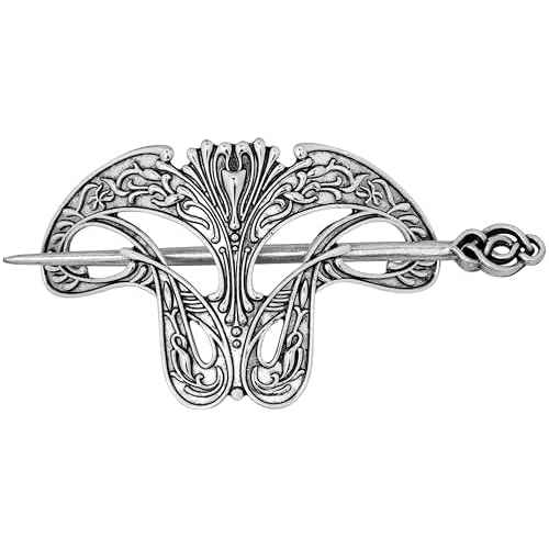 HAQUIL Vintage Celtic Knot Gothic Hair Accessories 1 Count Silver Hair Sticks Hair Ornaments