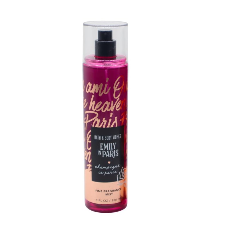 Emily in Paris Collection - Paris Amour & Champagne Fine Fragrance Mist Gift Set | Full Size 2-Piece with Red Bow