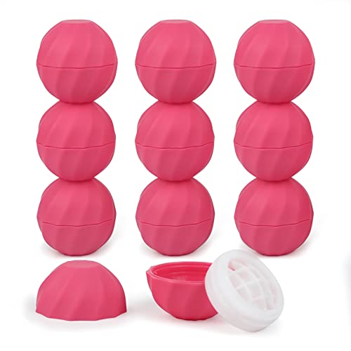 longway 0.24Oz (7ml) Empty Lip Balm Sphere Containers | Screw Cap Lipstick Tubes/Chapstick Tubes/Chapstick Holder for Lip Gloss & BPA FREE (Rose)