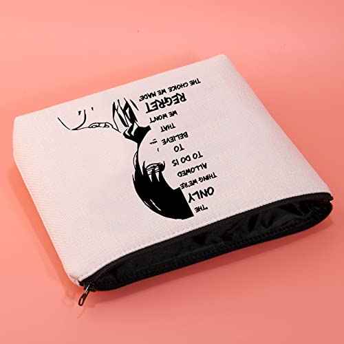 MNIGIU Levi Ackerman Gift Anime Lover Cosmetic Makeup Bag Anime Fan Gift (choice made bag)