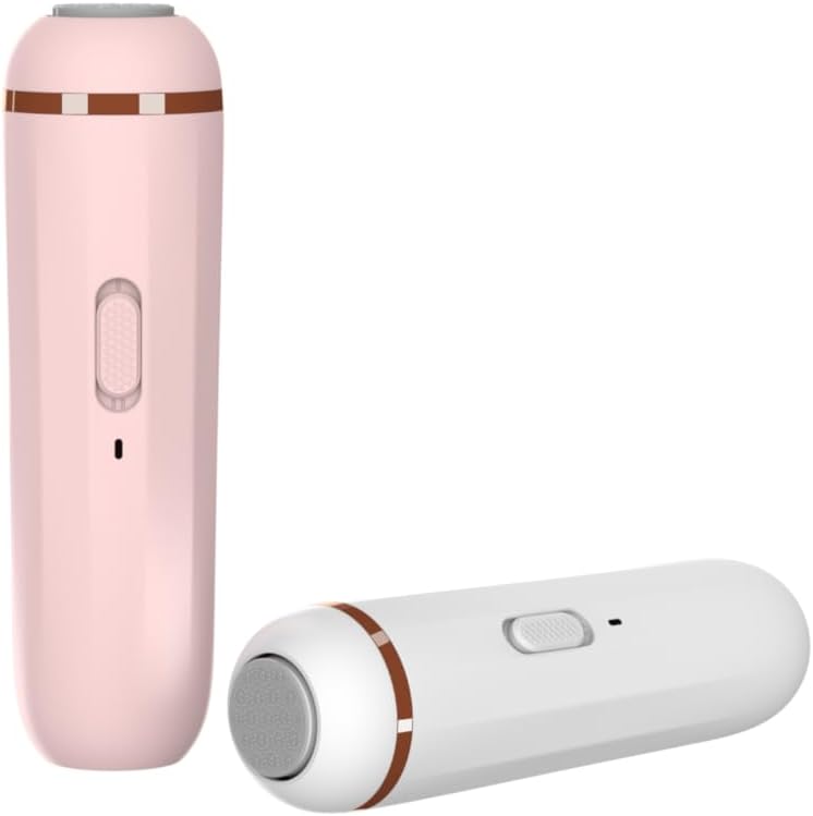 Electronic Nail Clipper & Foot Callus Remover Kit - Adjustable Speed Nail Care Set (Pink)