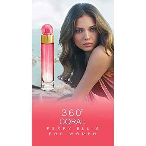 Perry Ellis 360 Coral for Women, 8.0 fl oz Body Mist, clean