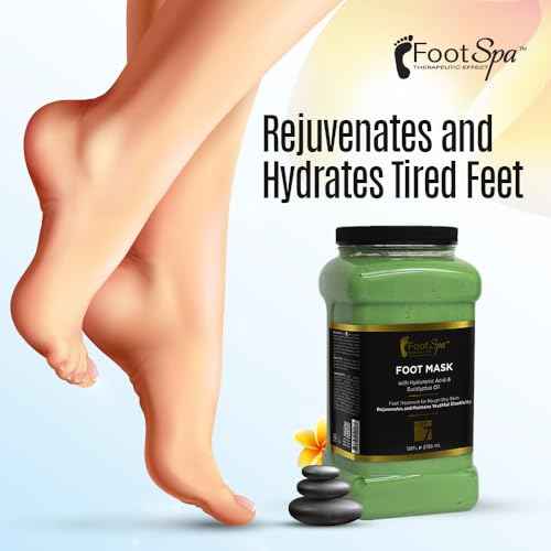 Cream Mask for foot, 128 Oz With Peppermint and Eucalyptus Oil - Pedicure Massage for Tired Feet and Body, Hydrating, Fresh Skin - Infused with Hyaluronic Acid, Amino Acids, Panthenol