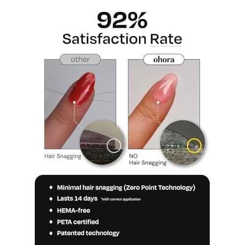 ohora Semi Cured Gel Nail Strips (N Dreaming) - Dark, Patterned, Works with Any UV/LED Lamps, Salon-Quality, Long Lasting, Easy to Apply & Remove - Includes 2 Prep Pads, Nail File & Wooden Stick