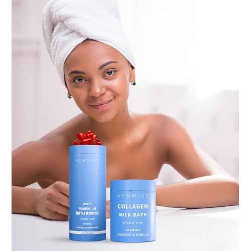 Magnesium Bath Bombs Post Workout Recovery Sore Muscles Tension Epsom Salt Luxury Bubble Bath Spa Essential Oil Infused Bath Bombs Vanilla Cinnamon Orange Perfect Stocking Stuffers Gift