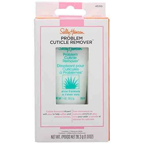 Sally Hansen Nail Treatment Problem Cuticle Remover¢â | Eliminates Thick & Overgrown Cuticles | pH-Balanced Formula Infused with Aloe Vera | Gently Soothes & Conditions Cuticles