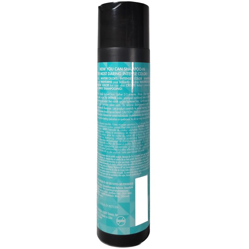 Intense Color Depositing Shampoo - Semi-Permanent Teal Hair Color | 8.5 oz