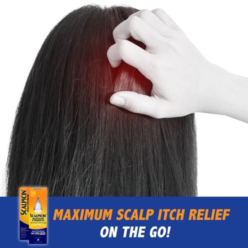 Scalpicin Scalp Itch Relief, 1.5 fl Oz. Maximum Strength (Pack of 6)