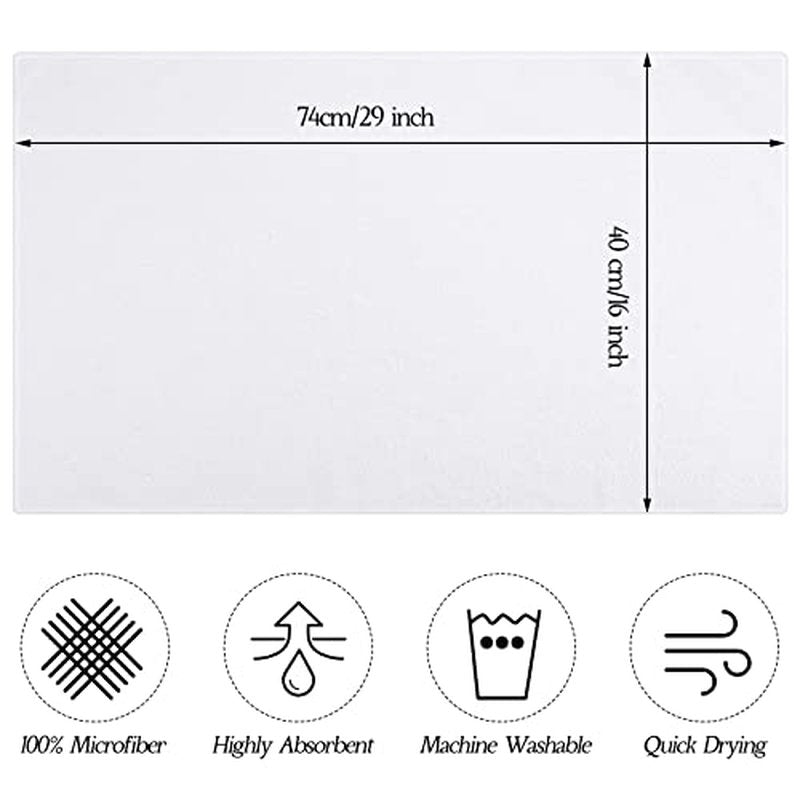 Shimeyao 26 Pack Salon Bleach Proof Towels Highly Absorbent Hair Towels Hand Facial Cloths Bleach Resistant for Salon Barber Spa Beauty Bath Hair Stylist(White,16 x 29 Inch)