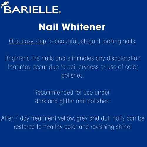 Barielle Nail Whitener for Yellow Nails or Dull Nails .47 oz. (PACK OF 2) - Whitening for Nails, Treats Yellow Nails