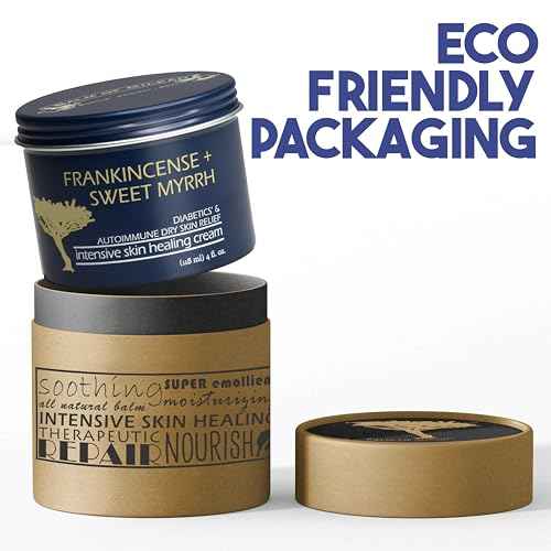 BALM OF GILEAD Foot Healing Cream ? Frankincense & Sweet Myrrh Moisturizer for Sensitive Skin - Relieving Foot Therapy & Diabetic Skin Healing - Deeply Nourishing & Synergistic Cream