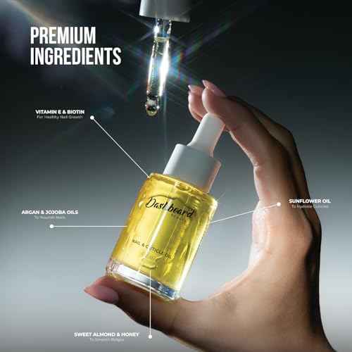 Dashboard Beauty Cuticle Nail Oil - Advanced Nail Moisturizer & Premium Nail Strengthener with Jojoba, Vitamin E - Repairs Damaged Nails, Nourishes, Enhances Growth - Salon-Grade, Deep Hydration, 1 oz