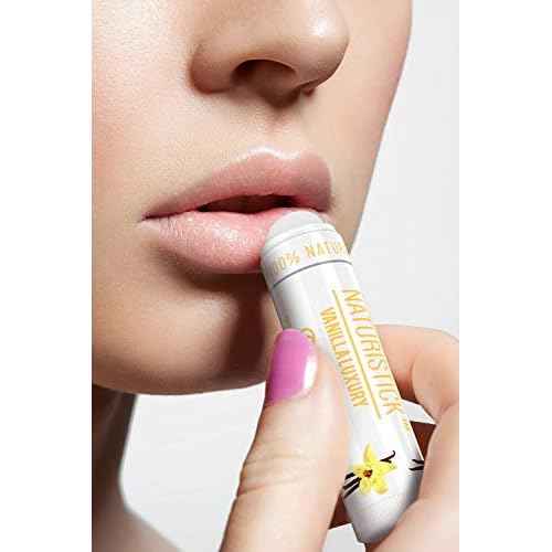 Naturistick Premium Beeswax Lip Balm for Dry, Chapped Lips | 100% Natural Lip Care | Coconut Oil, Shea Butter, Aloe Vera | Moisturizing, Chemical-Free Chapstick | 16 Pack Assorted Scents | Made in USA