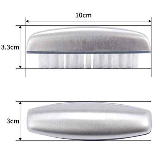 Hand and Nail Brush cleaner,Stainless Steel Soap, fingernail toe Cleaning Scrubbing Brushes & Help Eliminating Smells Absorb Odor (1 PCS)