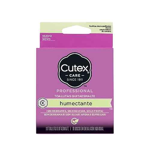 Cutex Care Swipe and Go Nail Polish Remover Pads, 10 Count